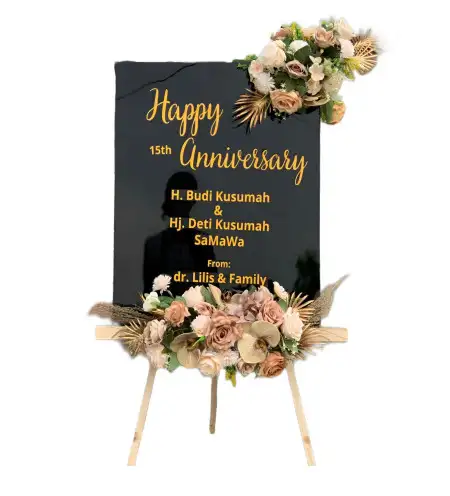 Papan Bunga Akrilik Cangkreplor