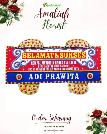 Papan Bunga Ucapan Selamat Cangkreplor